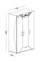Next Game Camera da Ragazzo (3 Ante Armadio (Lite) + * Letto + Scrivania)