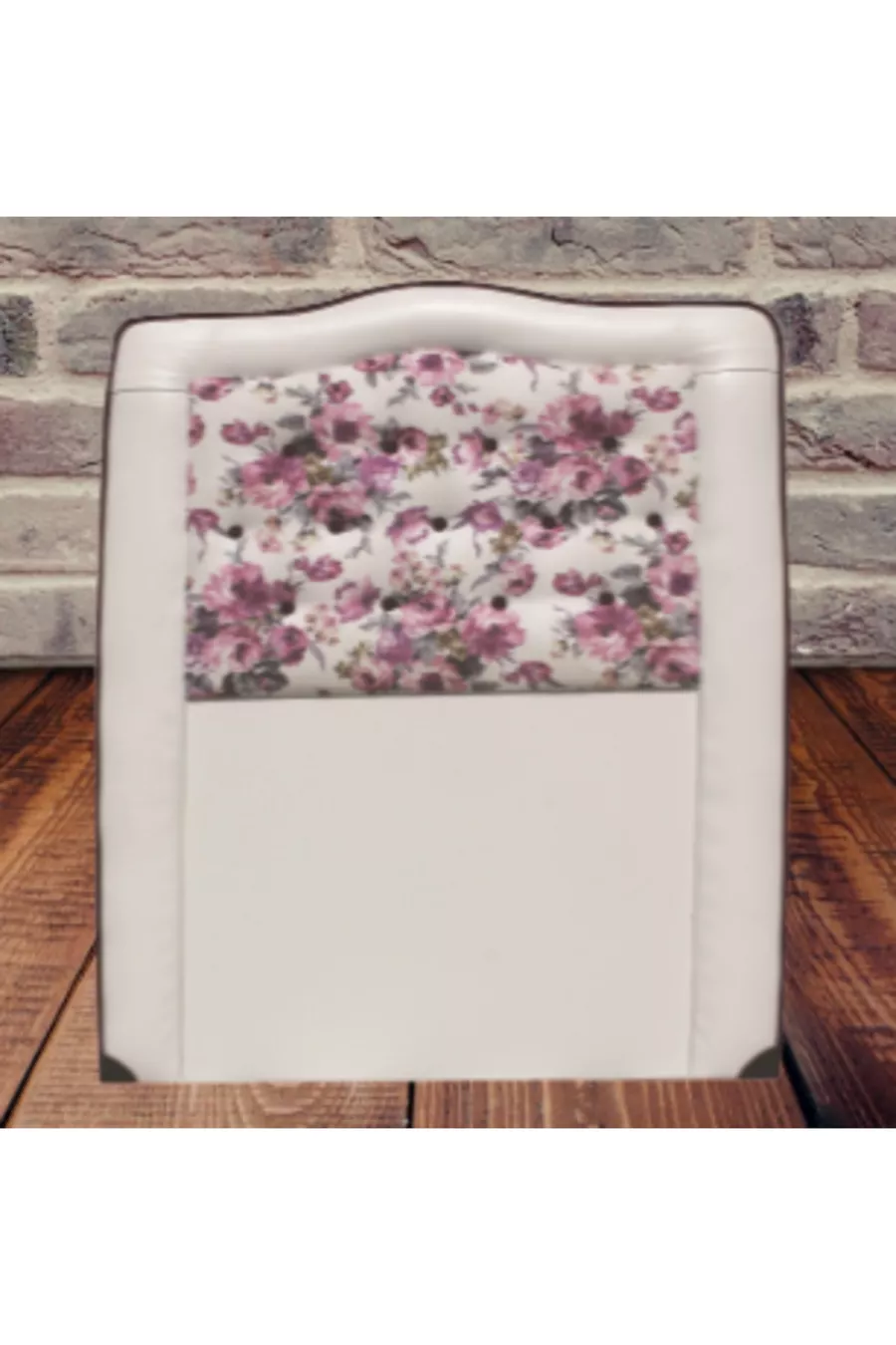 Title ALC KARDELEN Quilted Baby Face Pink Floral Fabric Upholstery cm Handmade
