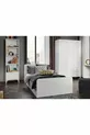 Ensemble chambre d'adolescent moderne Akasya blanc - 4 pièces et entièrement en MDF de première qualité