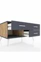Kronos Kommode 3 Schubladen Kiefer-Anthrazit