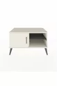 Commode Hyperion à 2 étagères avec une porte Ardoise-Ardoise/Anthracite
