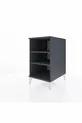 Kronos Nightstand 2-Shelf Anthracite-Anthracite