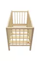 Letto per bambole in legno Montessori