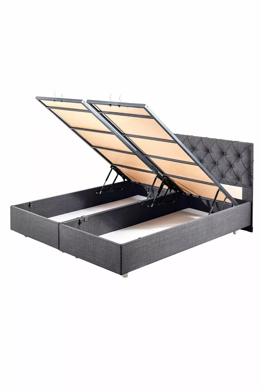 September Double Set, Double Bed Base and Headboard Set