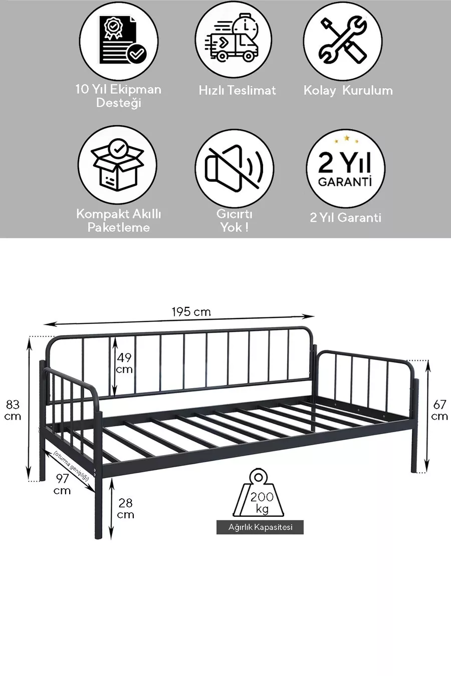 Argimo Sofia Cedreren Metalen Bedframe