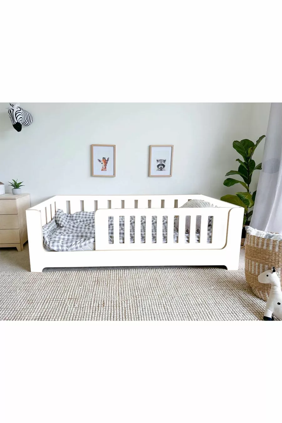 Кровать для детей и младенцев Markaawm Zambak Beyaz Montessori