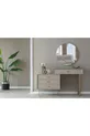 ENSEMBLE DE CHAMBRE PANDOR NOX AVEC VITRINE, MODULE D'ANGLE, CRÈME