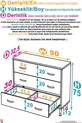 SÖKE, 3-Drawer, Freestanding, Multi-Purpose Bathroom Cabinet (available in different widths)