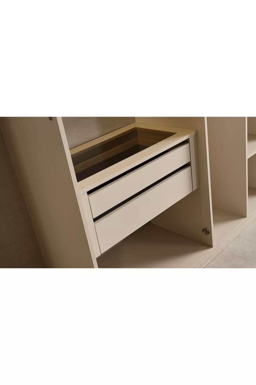 Chambre à coucher Oliver Bazalı - Avec porte en verre