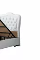 Ensemble de lit orthopédique deluxe avec tête de lit Camelli New Baza, blanc