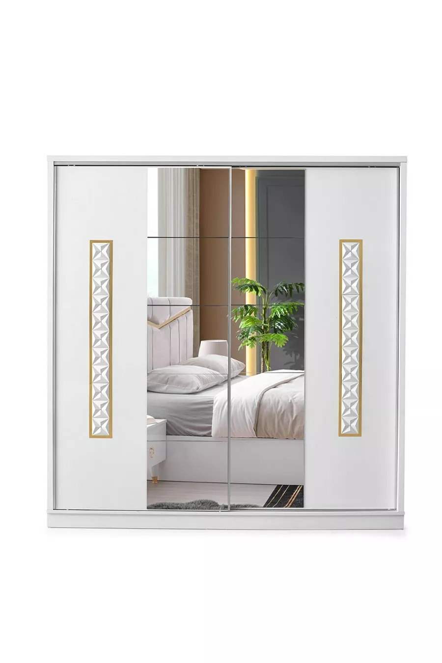 Şehzade White Eurasia Bedroom Set