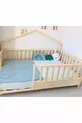 Back Roofed Doğal Ahşap Yatak Montessori Bebek Ve Çocuk Karyolası
