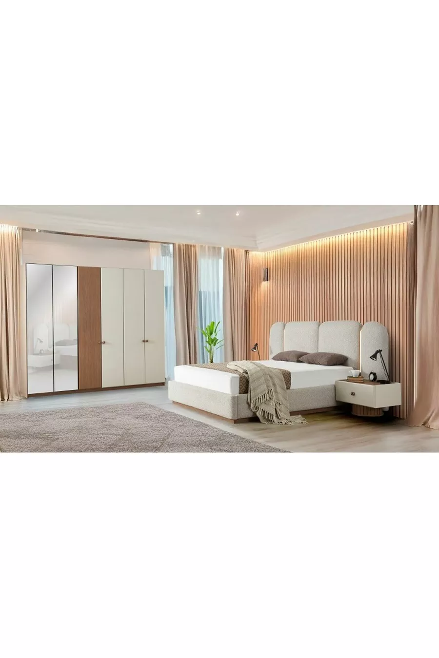 ENSEMBLE DE CHAMBRE À COUCHER LARINA