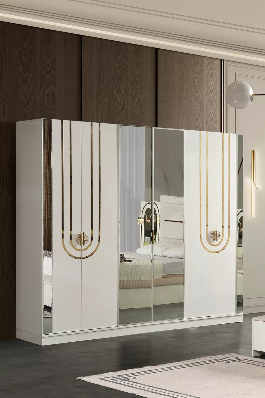 Ensemble de chambre à coucher Safir en aggloméré