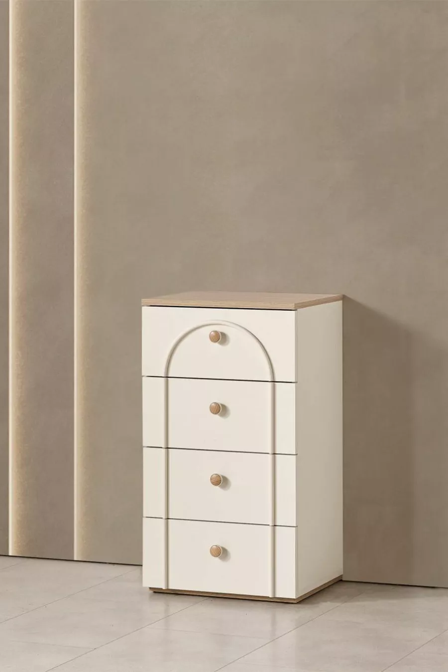 Commode bohème Commode haute Commode de chambre à coucher avec tiroirs