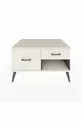 Commode Kronos 2 tiroirs Anthracite-Pierre de lune