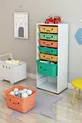 KIDS 7 Basket Smiling Toy Cabinet Toy Box Toy Storage Box