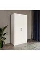 % MDF Zweitüriger Schrank - Zweitüriger Kleiderschrank - Multifunktionaler Schrank