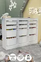 Armoire avec panier Armoire multifonction Armoire à jouets Lara Blanche