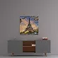 Peinture sur verre de la tour Eiffel