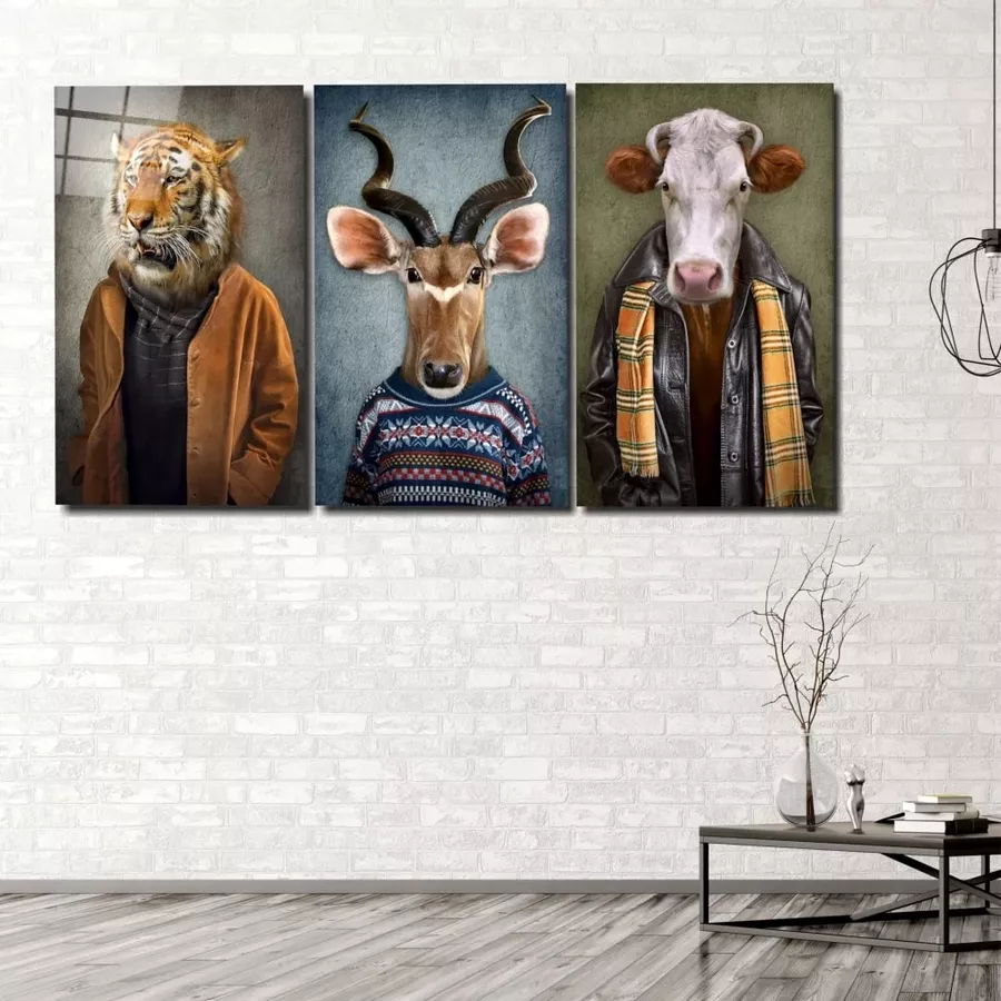 Peinture Méga Verre Tête d'Animal