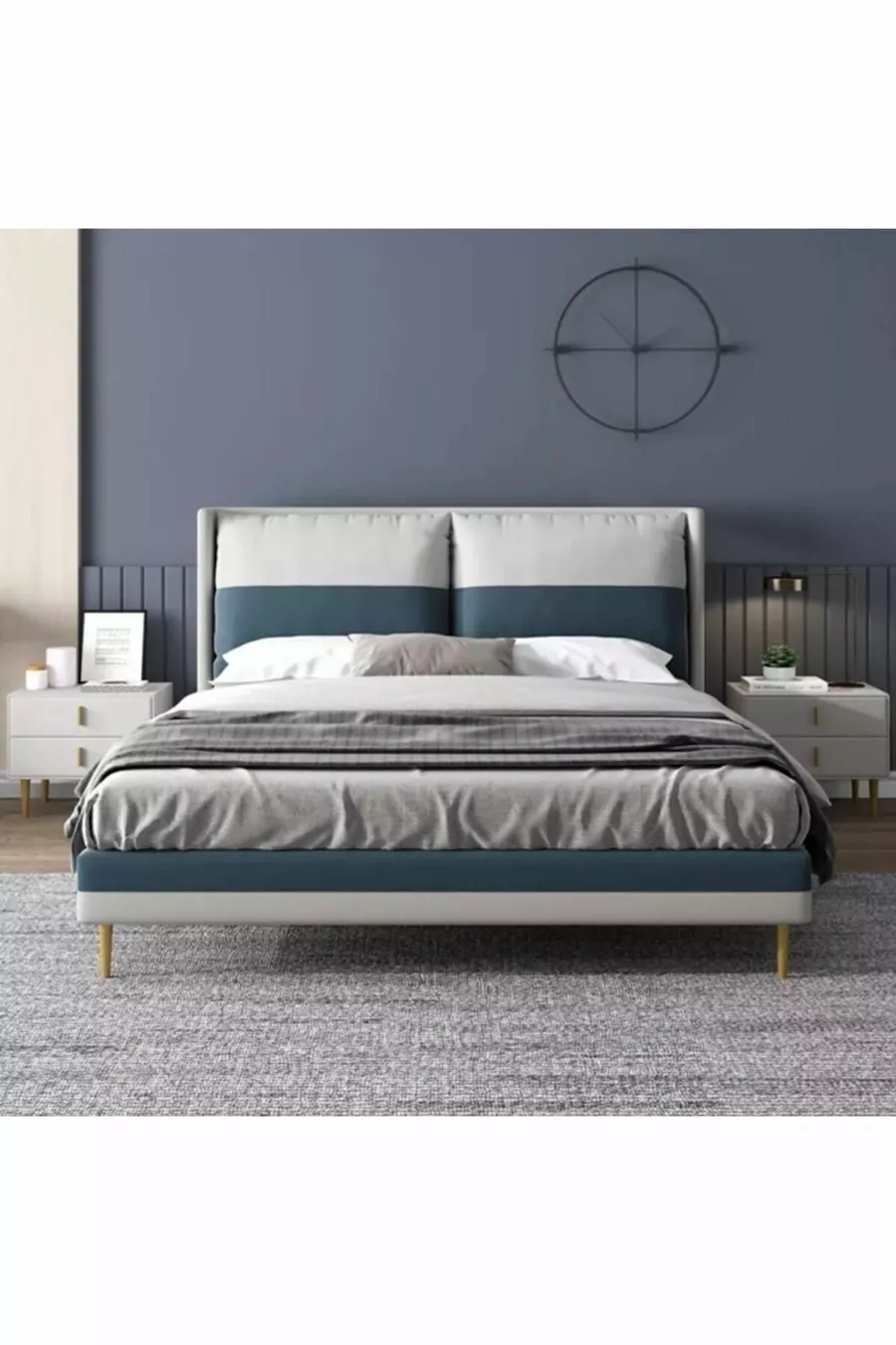 Letto per bambini camera giovane Lara in misura (MATERASSO INCLUSO)