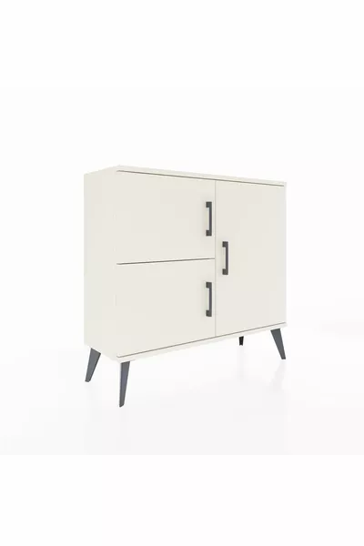 Arges Dresser 2 Shelves 3 Doors Moonstone/Moonstone-Anthracite