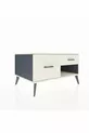 Commode Kronos 2 tiroirs Anthracite-Pierre de lune