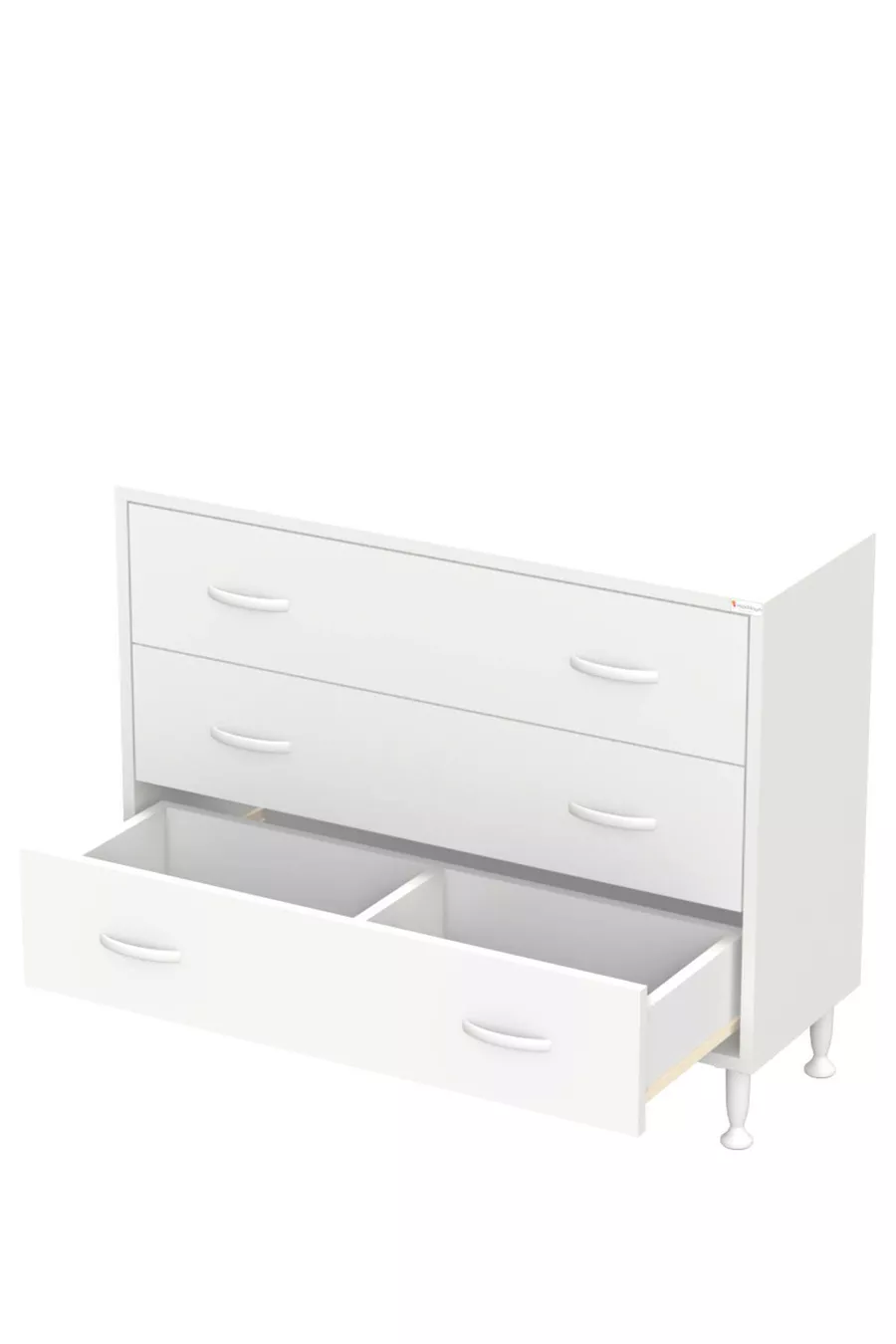 SÖKE, 3 Schubladen, Stehender, Multifunktionaler Badezimmerschrank (verschiedene Breitenoptionen)