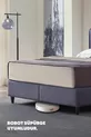 Silver Therapy Bed, Canto Onderstel, Silver Hoofdbord Eenpersoons 3-delige Set - Antraciet
