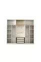 غرفة نوم كابادوكيا بمصابيح LED وقاعدة MDF