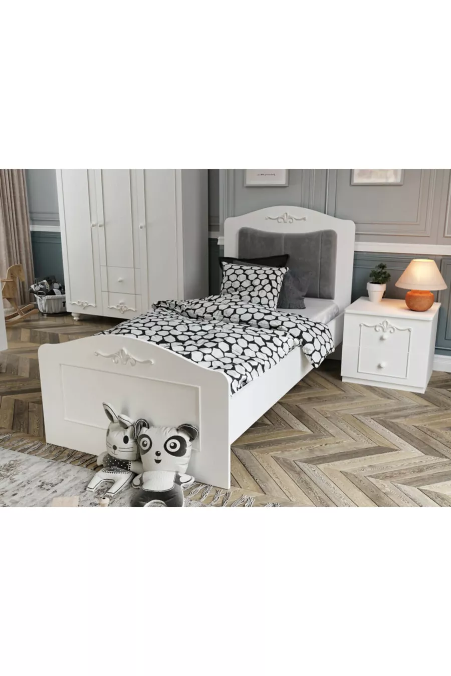 Romantisches Bett () (%MDF)