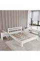 Letto MDF Bed Frame Compatible with Single and Double Beds | Easy Assembly