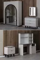 Set Camera da Letto Hira per Ragazzi - Armadio Hira a 4 Ante, Scrivania Bali, Cassettiera, Comodino