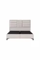Bamboo Sleepy Bettgestell mit Stauraum und Kopfteil Set Beige (BETT NICHT INKLUSIVE)