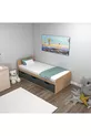 Кровать Akser Atlantic Pine Anthracite – Подходит для односпальной кровати, молодежная кровать с шкафом