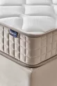Manolya-Serie Einzelbett mit Bettkasten und Kopfteil + Komplettes Orthopädisches Paket Federkernmatratzen-Set 3-teilig
