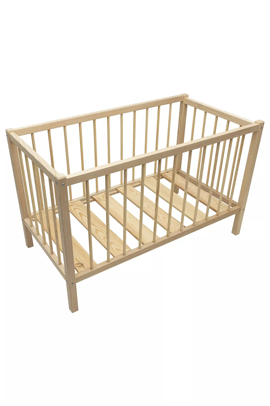 Letto per bambole in legno Montessori