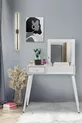 Makeup Table Makeup Vanity Table Mirrored Makeup Table / White