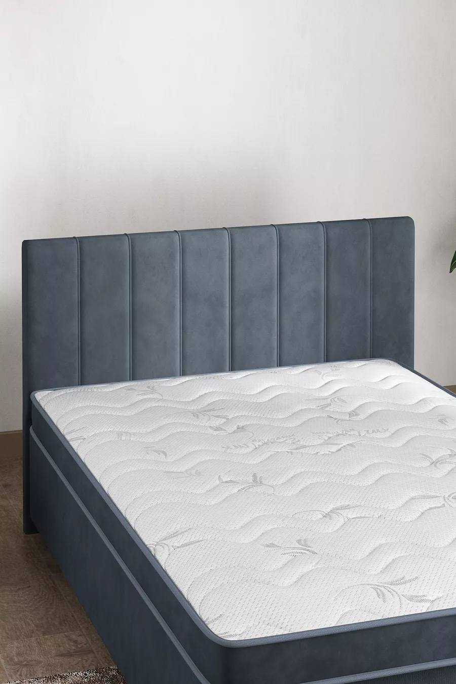 Headboard Cover, Lavinya Bed Headboard Cover Anthracite
