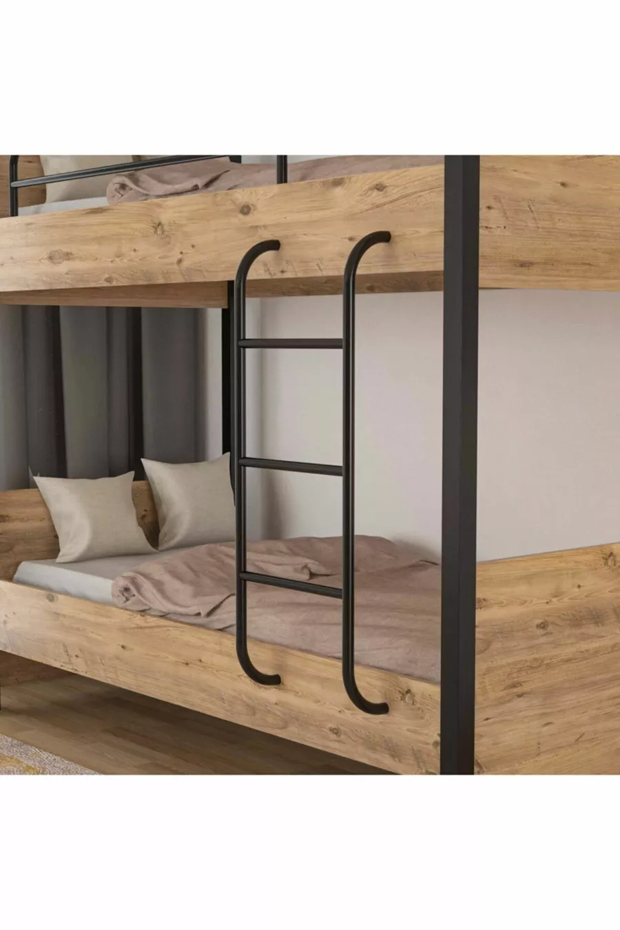Tweepersoons Stalen Stapelbed Berlijn Jongenskamer Kinderkamer