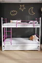 Lit superposé Trend Yavrulu compatible avec lit 3 personnes, métal rose foncé
