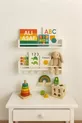 Scaffale e libreria Montessori 2 pezzi in MDF bianco