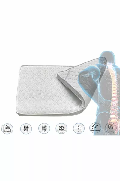 Luxury Viscotrapy Mattress Pad & Full Orthopedic Mattress (7 CM Height)