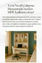 Arion Yeni Nesil Genç Odası Çalışma Masası | % MDF | Ergonomik| Kitaplıklı ve Kapaklı Model