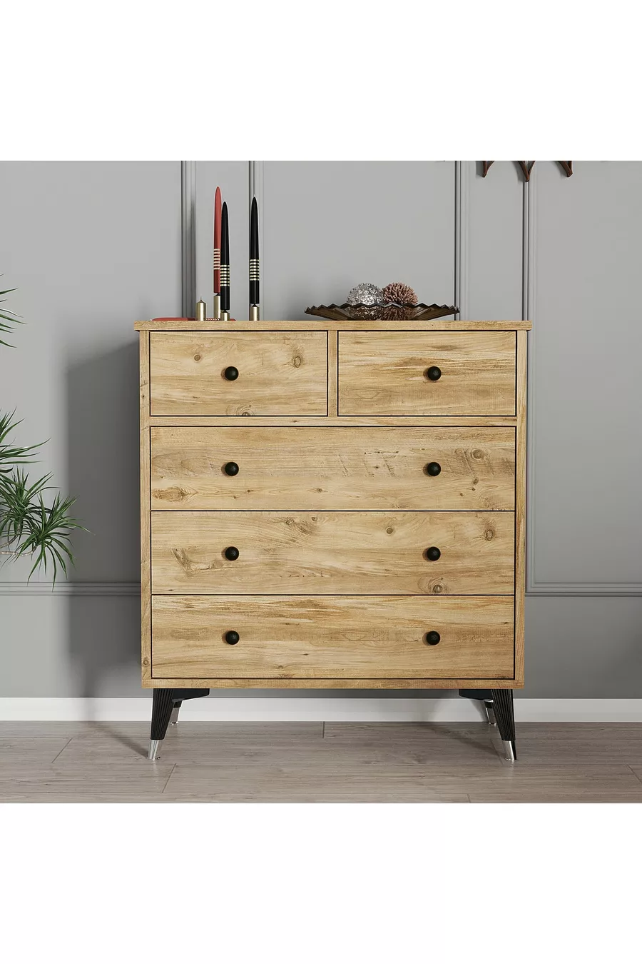 Commode en pin