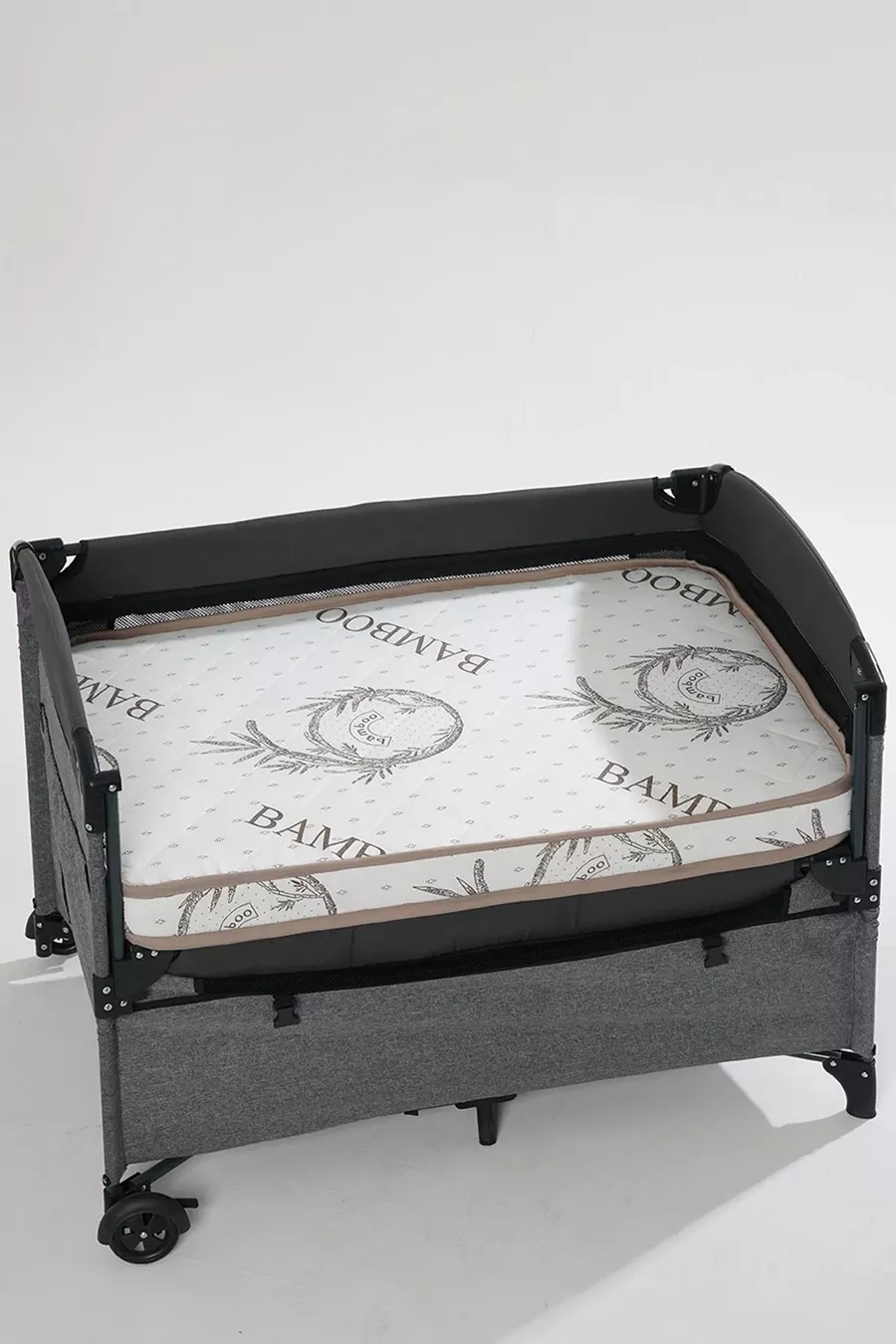 Lit pour bébé et enfant en bambou, lit de parc, lit d'appoint pour maman et lits pour bébé, matelas orthopédique CM