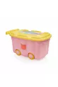 Wheeled Toy Box - Pink - Lt