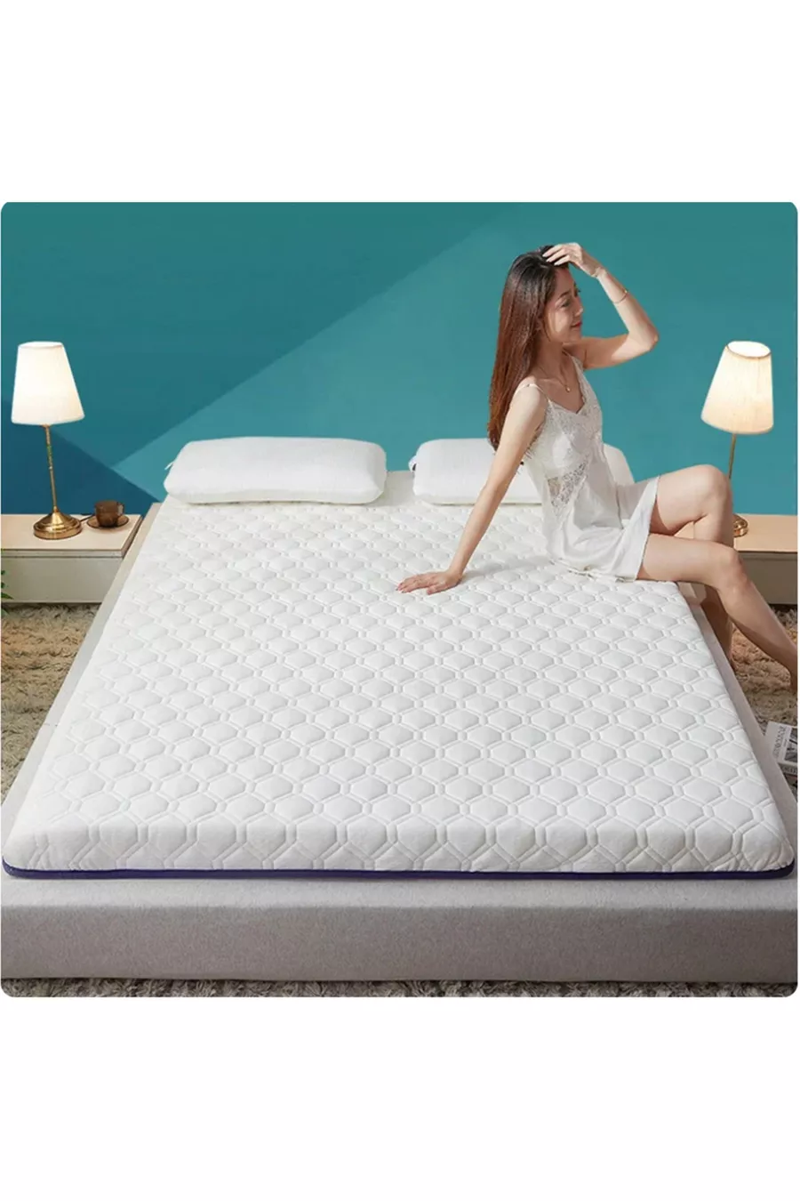 Double Bed Mattress Pad Foam 7 cm
