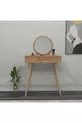 Coiffeuse avec miroir et tiroirs Siena sur pieds en bois, pin Atlantique - Siena